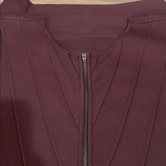 INC International Concepts Bodycon Eggplant Dress EUC retail $89 - Picture 4 of 5